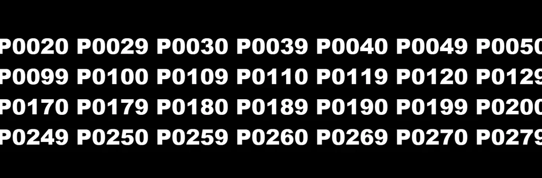 Liste des codes d’erreur Citroen