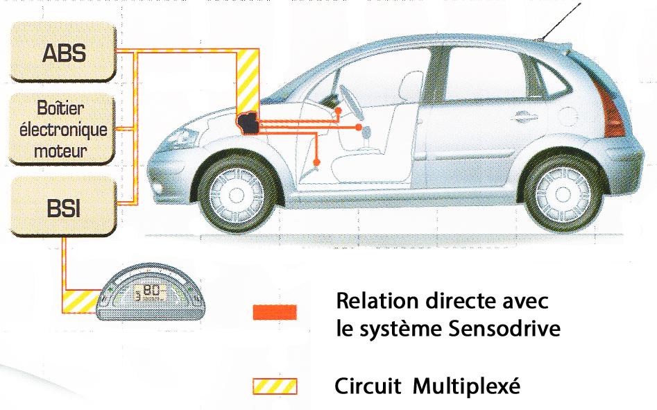 Description et diagnostic boîte de vitesses Sensodrive