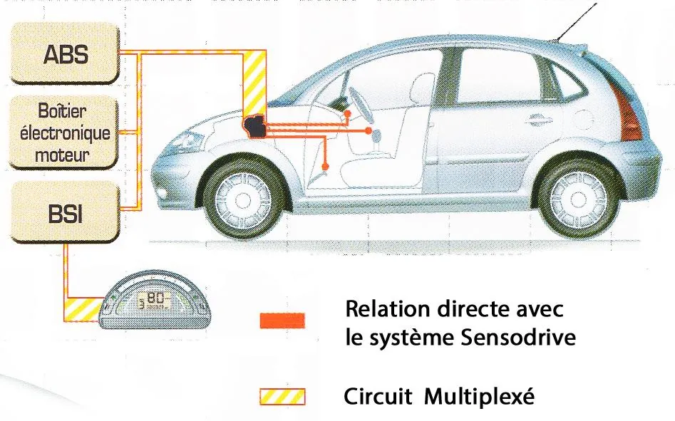 Description et diagnostic boîte de vitesses Sensodrive
