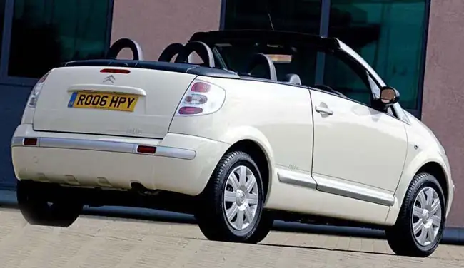 C3 Pluriel Latte série spécial de 2006 pour la Grande Bretagne