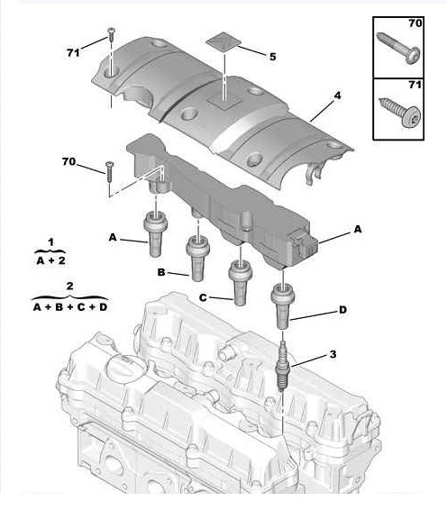 Références des pièces pour bobine de module électrique d'allumage de ...