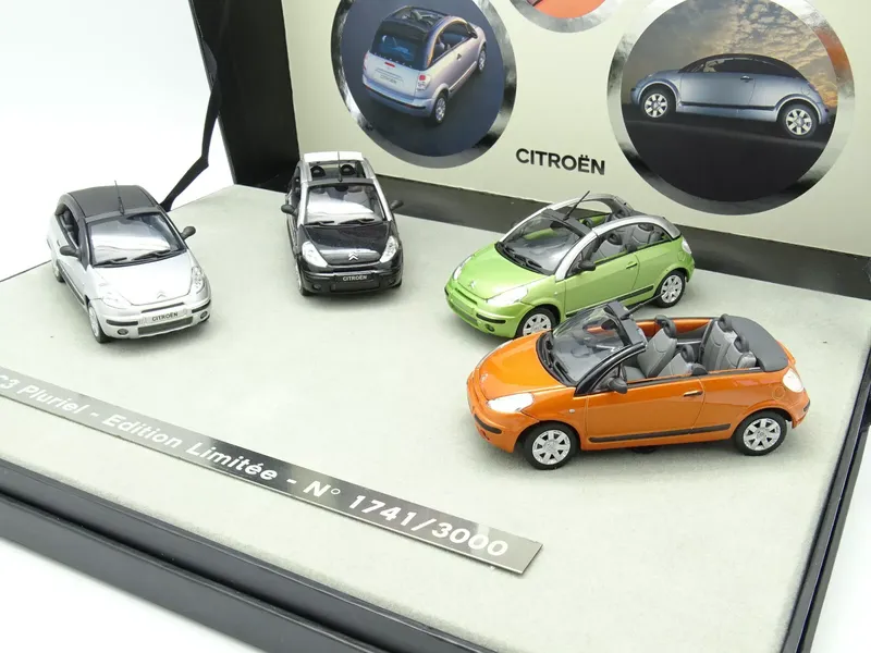 Coffret 4 Citroën C3 Pluriel Norev 1/43