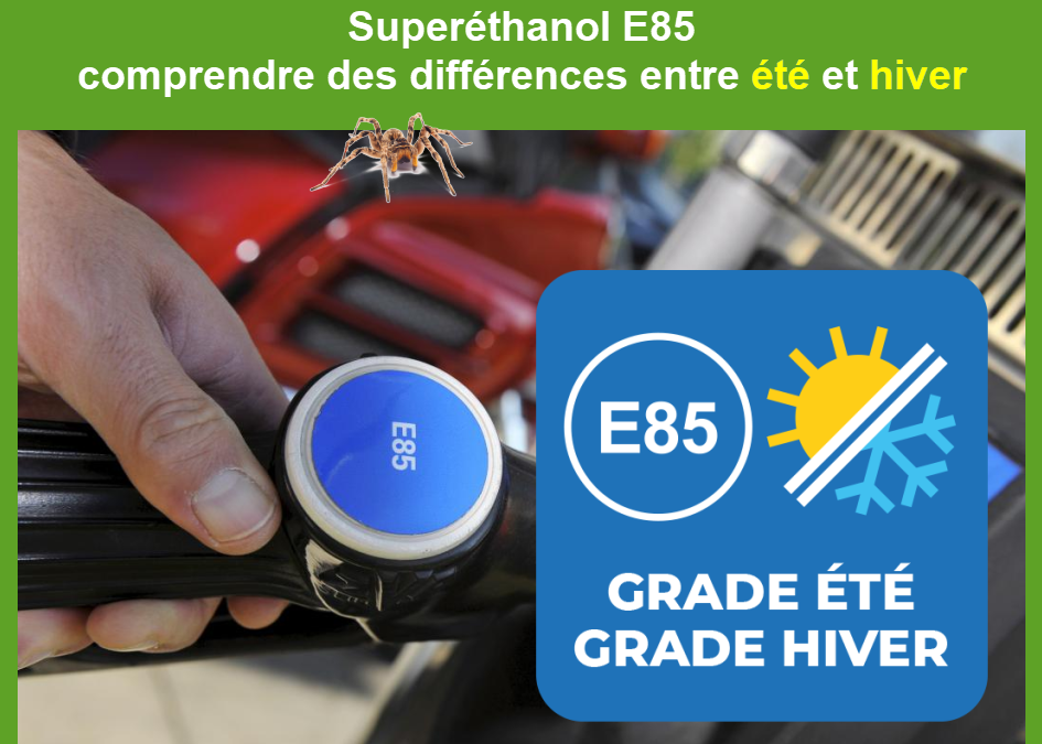 Superéthanol le grade comprendre des différences entre été et hiver