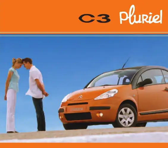 Brochure C3 Pluriel Orange aérien