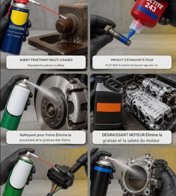 Les produits chimiques essentiels à l&rsquo;atelier