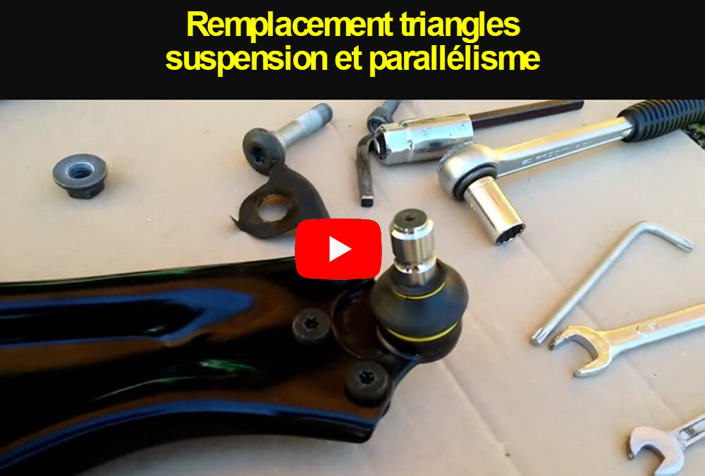 Remplacement triangles suspension C3 et parallélisme