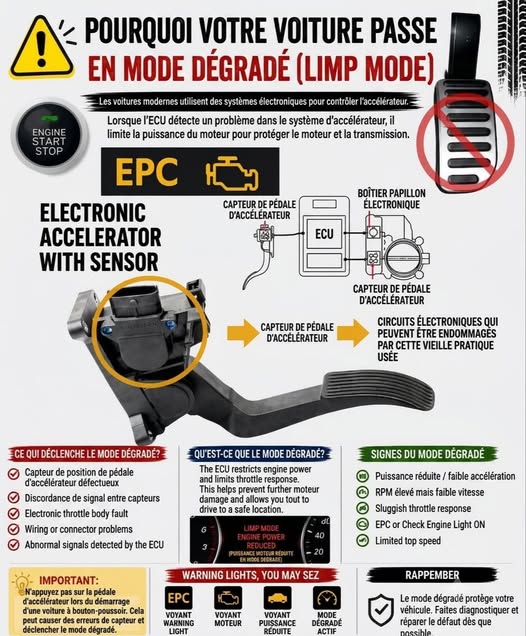 Pourquoi votre voiture passe en mode dégradé